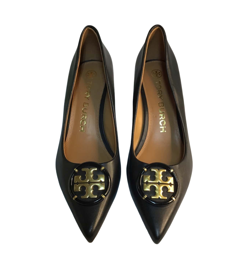Tory Burch Women's Size 9 Leather Heels Black