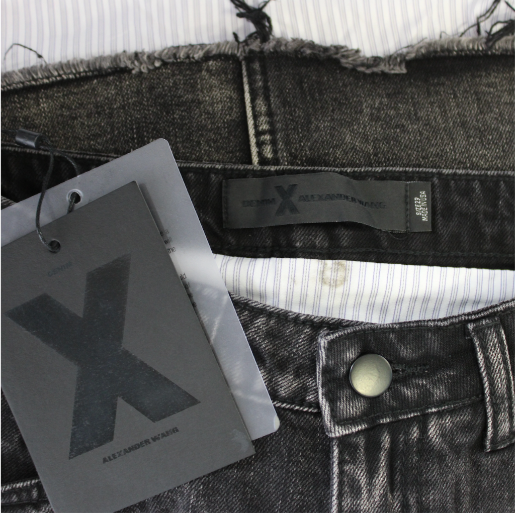 Alexander Wang Black Denim Skirt BNWT Size 29