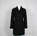 Hugo Boss Black Wool Blend Overcoat EU 36