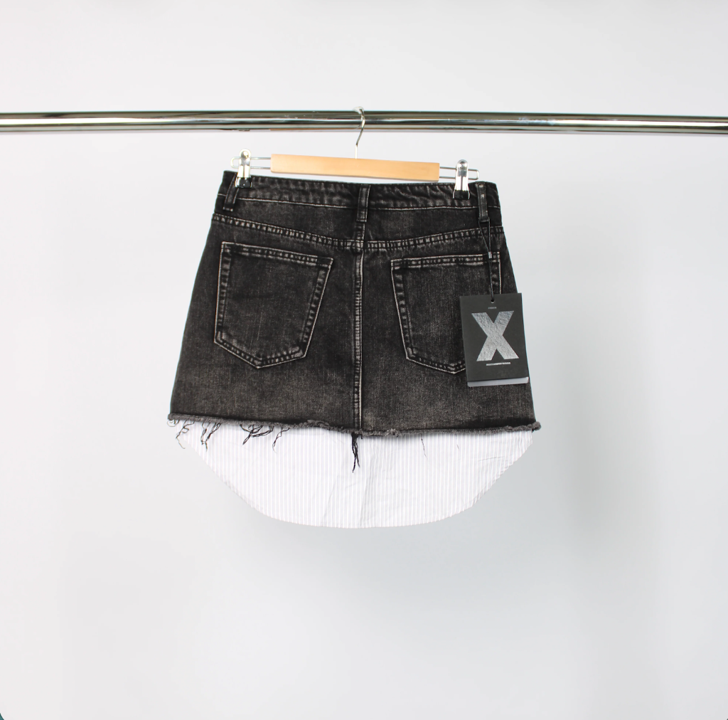 Alexander Wang Black Denim Skirt BNWT Size 29
